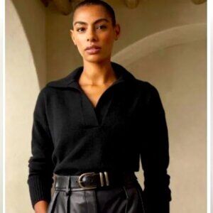 Banana Republic Luna Cashmere Sweater Polo